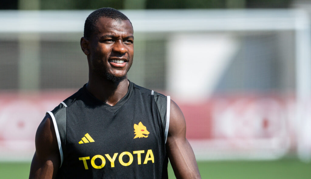 ndicka As Roma Training Session