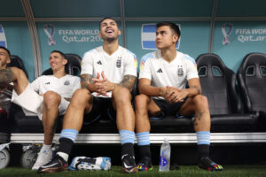 Paredes Dybala Argentina v Australia: Round of 16 - FIFA World Cup Qatar 2022