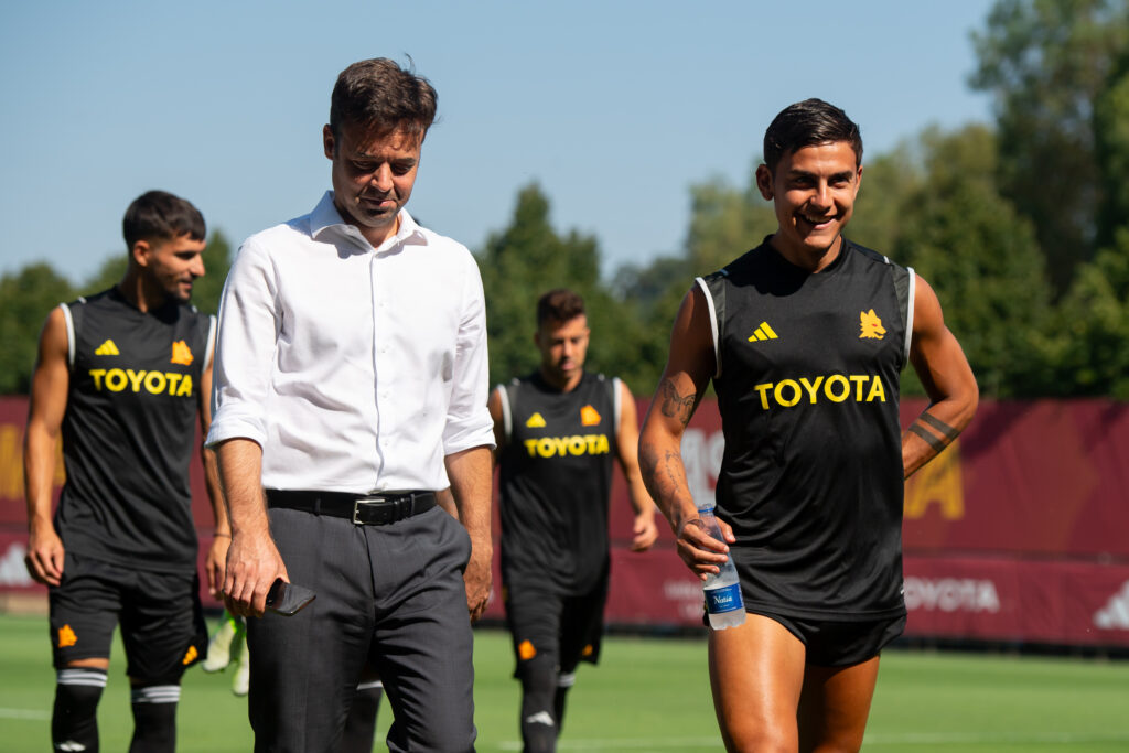 pinto dybala AS Roma Training Session