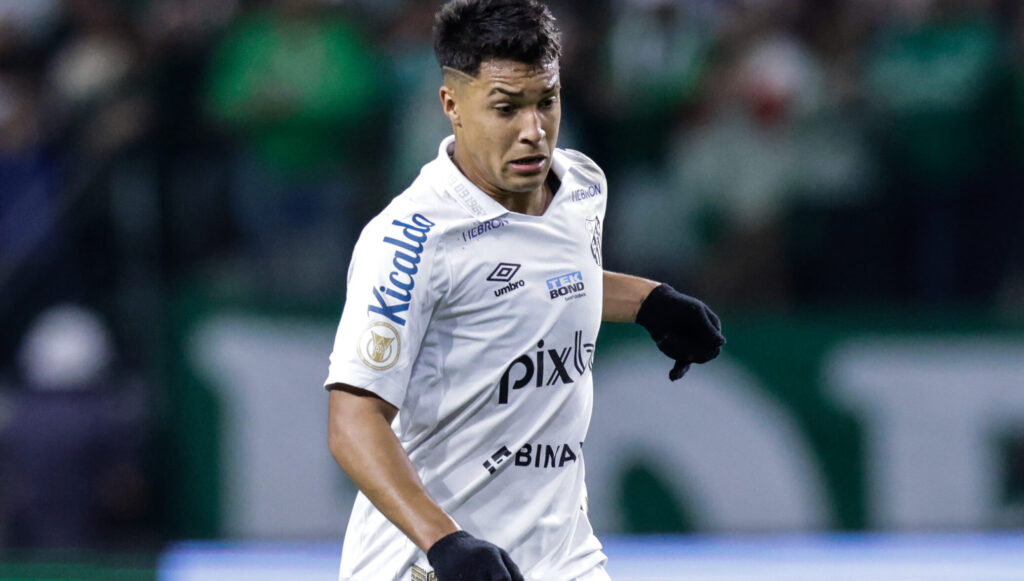 Marcos Leonardo Palmeiras v Santos  - Brasileirao 2022