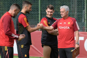 cristante mourinho AS Roma Training Session