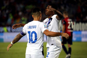 Lautaro Dumfries Cagliari Calcio v FC Internazionale - Serie A TIM