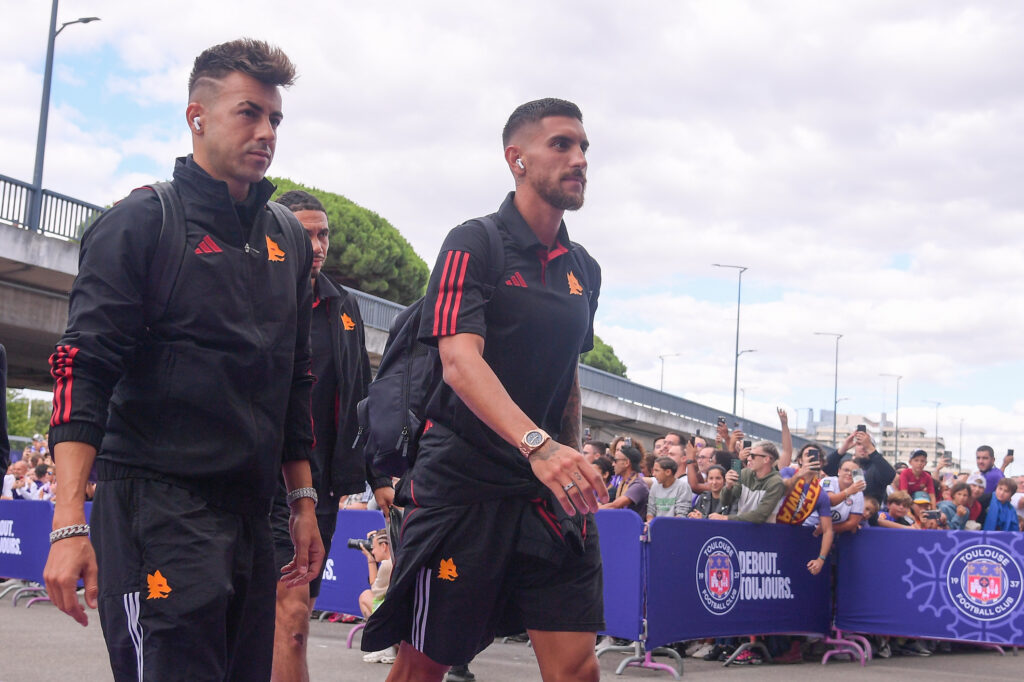 el shaarawy pellegrini Toulouse FC v AS Roma - Friendly Match