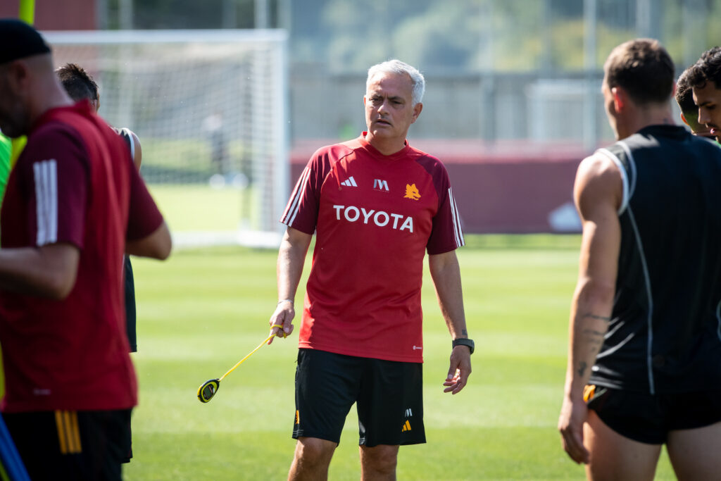 mourinho AS Roma Training Session