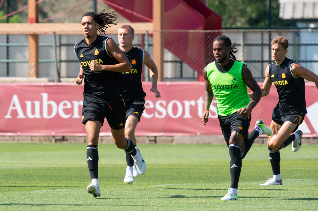 smalling, renato sanches AS Roma Training Session