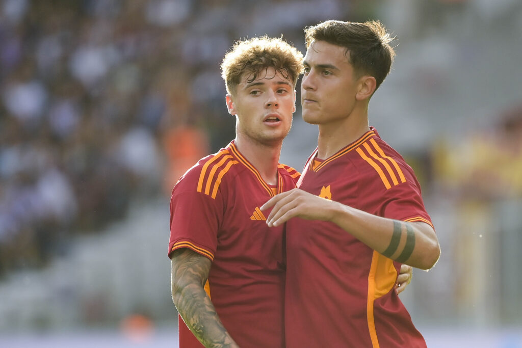 dybala Zalewski Toulouse FC v AS Roma - Friendly Match