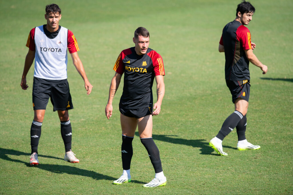 belotti AS Roma Training Session