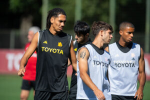 Smalling AS Roma Training Session