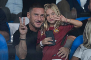 Totti Isabel Genoa CFC v AS Roma - Serie A TIM