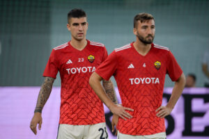 Mancini Cristante FC Sheriff Tiraspol v AS Roma: Group G - UEFA Europa League 2023/24