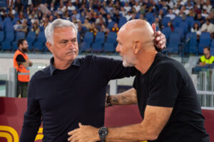 Mourinho Pioli AS Roma v AC Milan - Serie A TIM