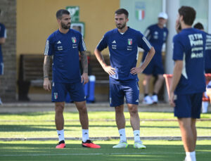 spinazzola cristante  italia nazionale Italy Training Session &amp; Press Conference