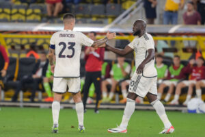 Lukaku Mancini FC Sheriff Tiraspol v AS Roma: Group G - UEFA Europa League 2023/24