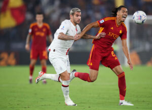 Smalling AS Roma v AC Milan - Serie A TIM