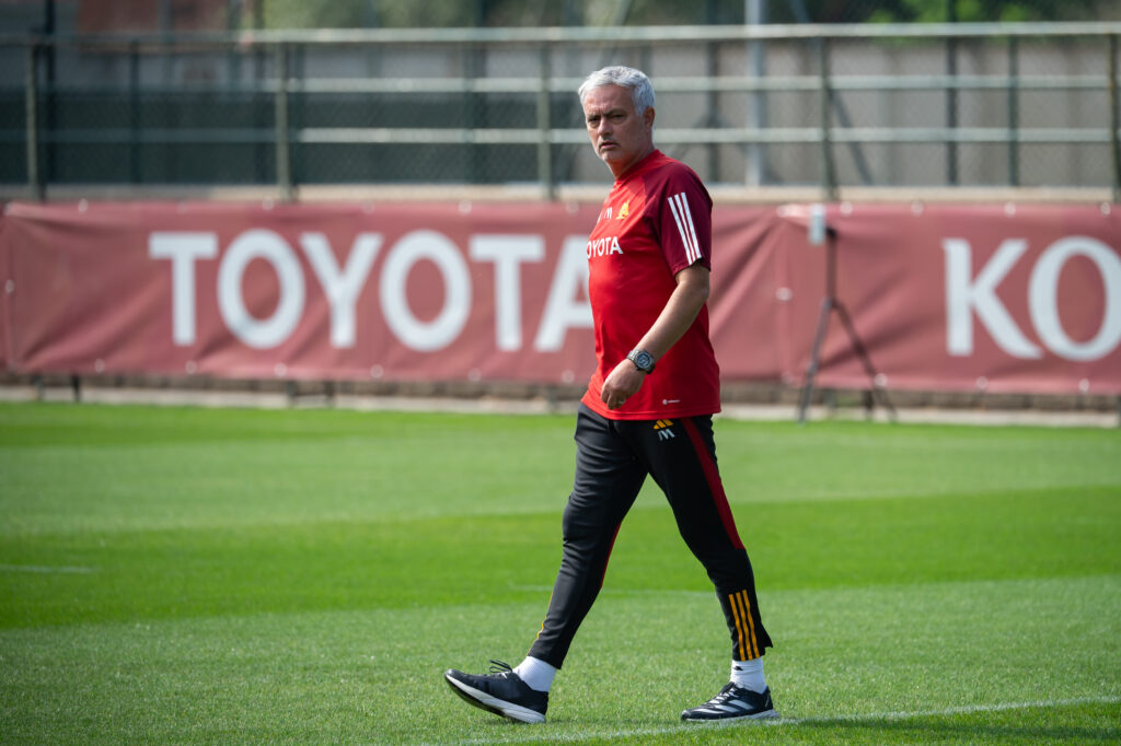 mourinho AS Roma Training Session