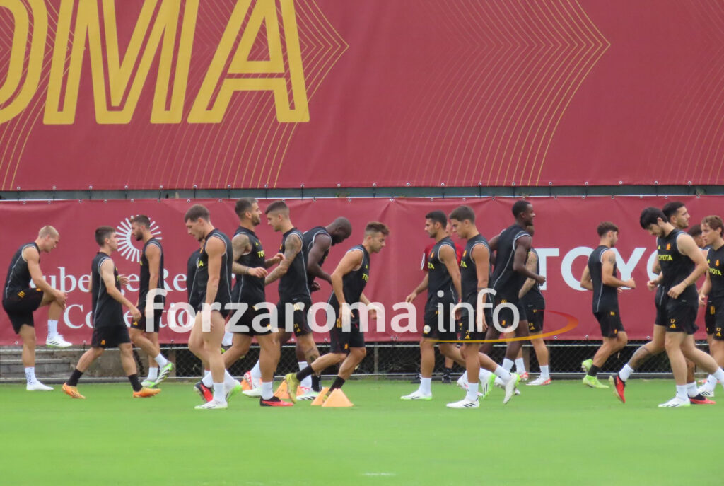 allenamento trigoria roma sheriff