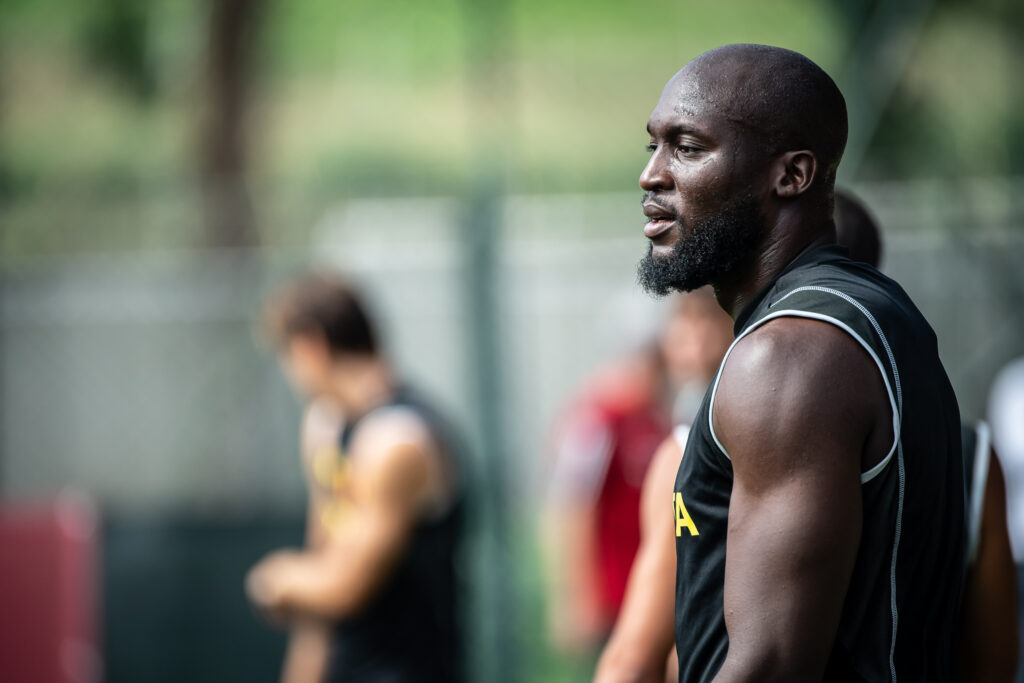 lukaku AS Roma Training Session