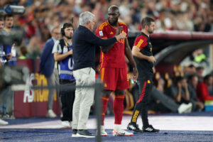 Lukaku Mourinho AS Roma v AC Milan - Serie A TIM