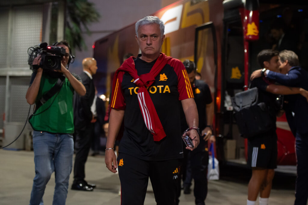 mourinho Genoa CFC v AS Roma - Serie A TIM