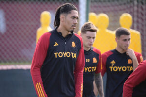 Smalling AS Roma Training Session - UEFA Europa League 2023/24