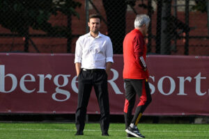 Pinto Mourinho AS Roma Training Session