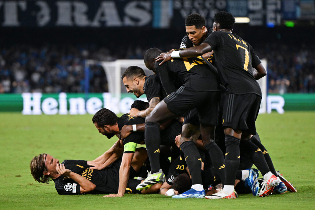 real madrid SSC Napoli v Real Madrid CF: Group C - UEFA Champions League 2023/24