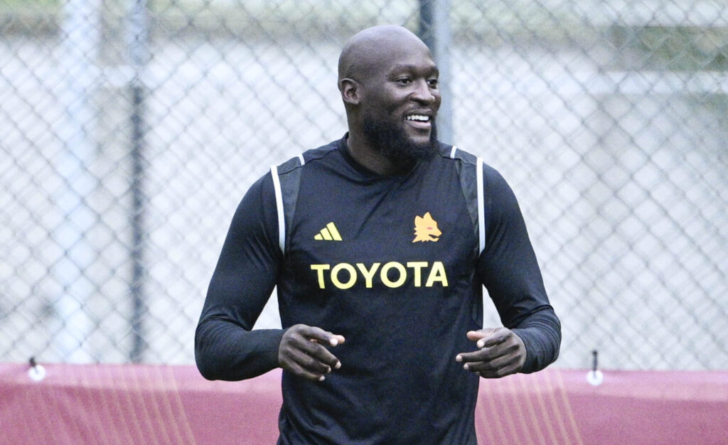 AS Roma Training Session lukaku
