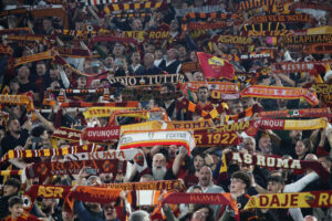 Curva Sud AS Roma v SK Slavia Praha: Group G - UEFA Europa League 2023/24
