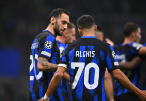 Sanchez FC Internazionale v FC Salzburg: Group D - UEFA Champions League 2023/24