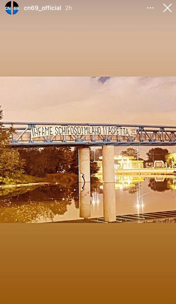 striscione lukaku