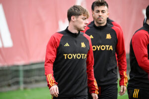 AS Roma Training Session zalewski el shaarawy