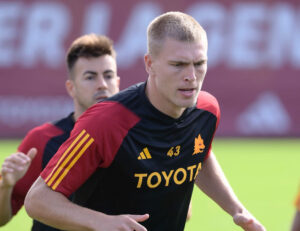 Kristensen AS Roma Training Session - UEFA Europa League 2023/24