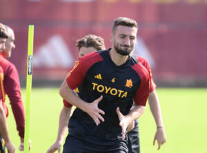 Cristante AS Roma Training Session - UEFA Europa League 2023/24