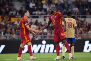 Belotti lukakuAS Roma v Servette FC: Group G - UEFA Europa League 2023/24