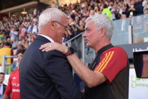 Ranieri Mourinho Cagliari Calcio v AS Roma - Serie A TIM