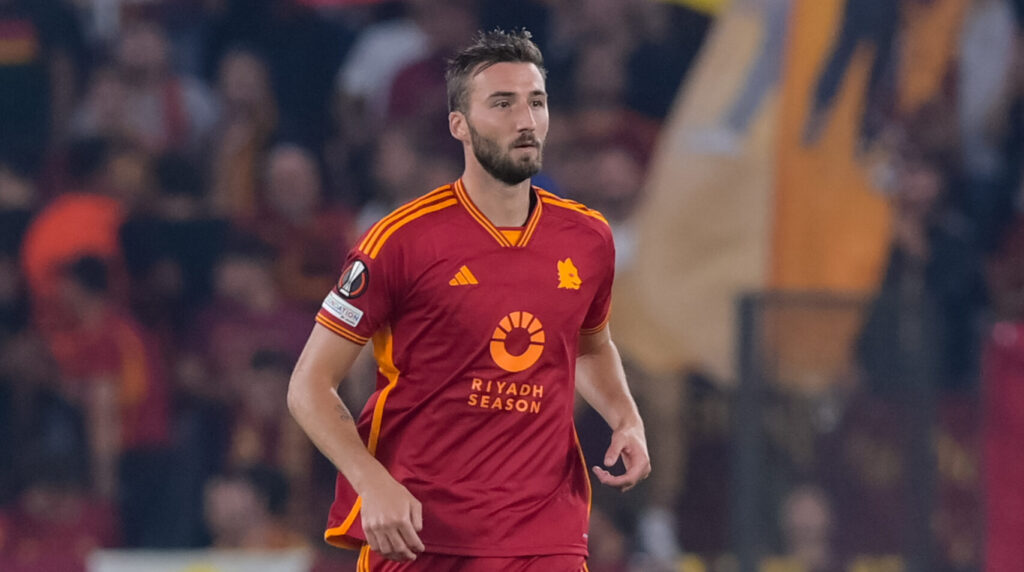 Cristante AS Roma v Servette FC: Group G - UEFA Europa League 2023/24