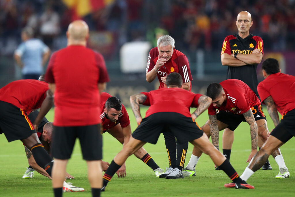 mourinho AS Roma v Frosinone Calcio - Serie A TIM