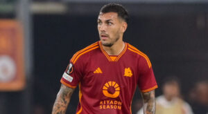 Paredes AS Roma v SK Slavia Praha: Group G - UEFA Europa League 2023/24