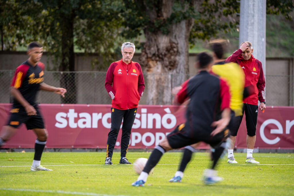 mourinho AS Roma Training Session