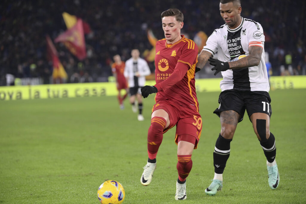 Zalewski AS Roma v Udinese Calcio - Serie A TIM