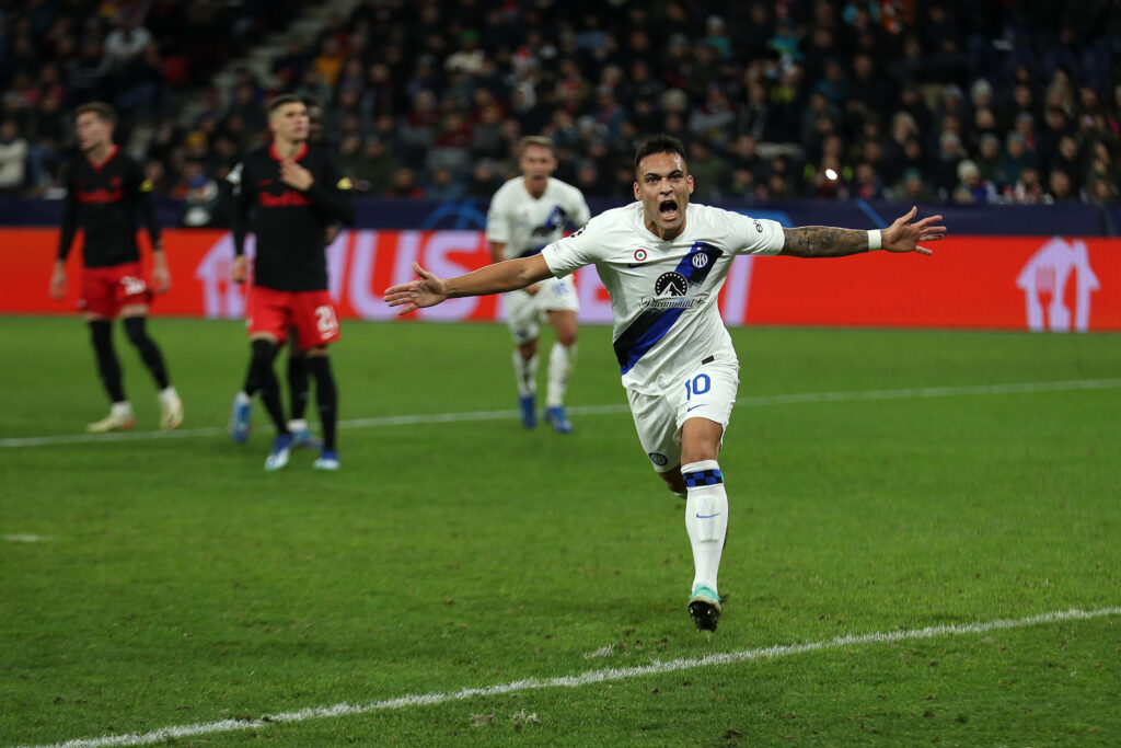 lautaro martinez FC Salzburg v FC Internazionale: Group D - UEFA Champions League 2023/24