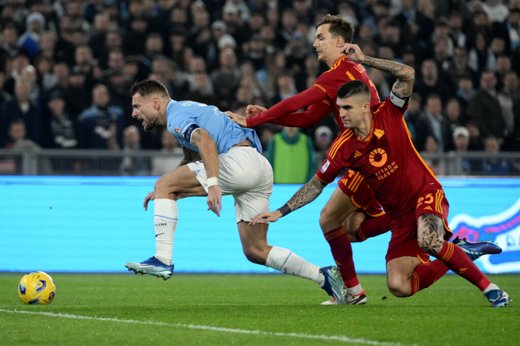 immobile llorente mancini SS Lazio v AS Roma - Serie A TIM