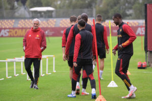 Mourinho AS Roma Training Session