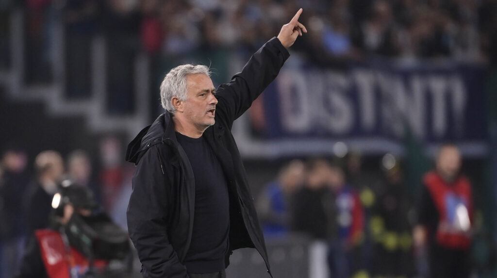 mourinho SS Lazio v AS Roma - Serie A TIM