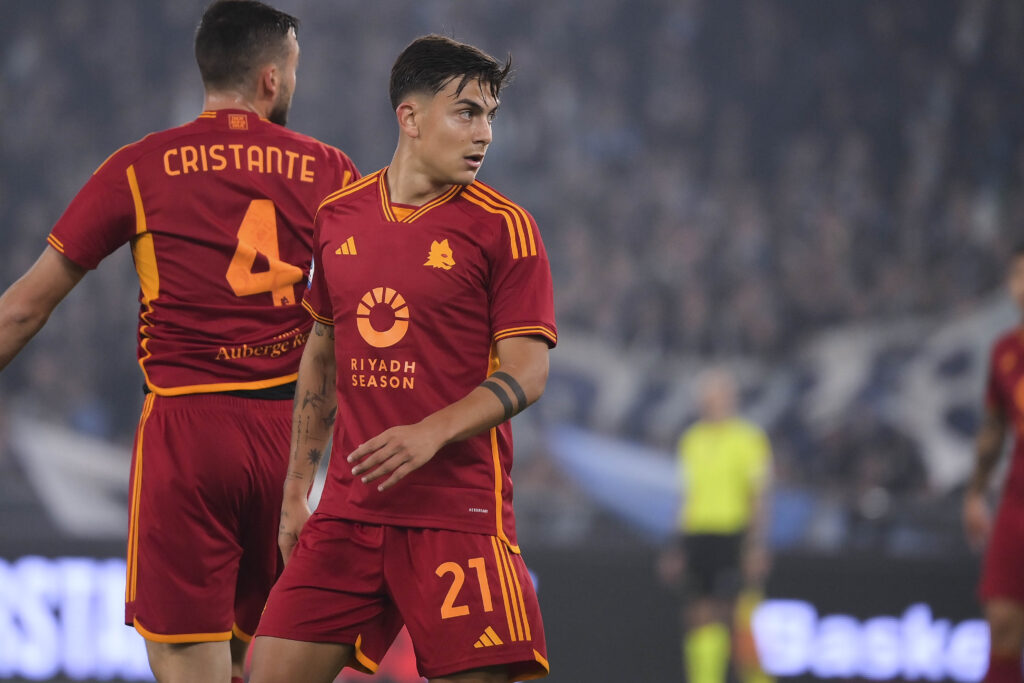 dybala cristante SS Lazio v AS Roma - Serie A TIM