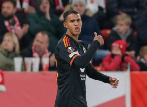 Joao Costa SK Slavia Praha v AS Roma: Group G - UEFA Europa League 2023/24