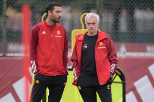 Mourinho Foti AS Roma Training Session