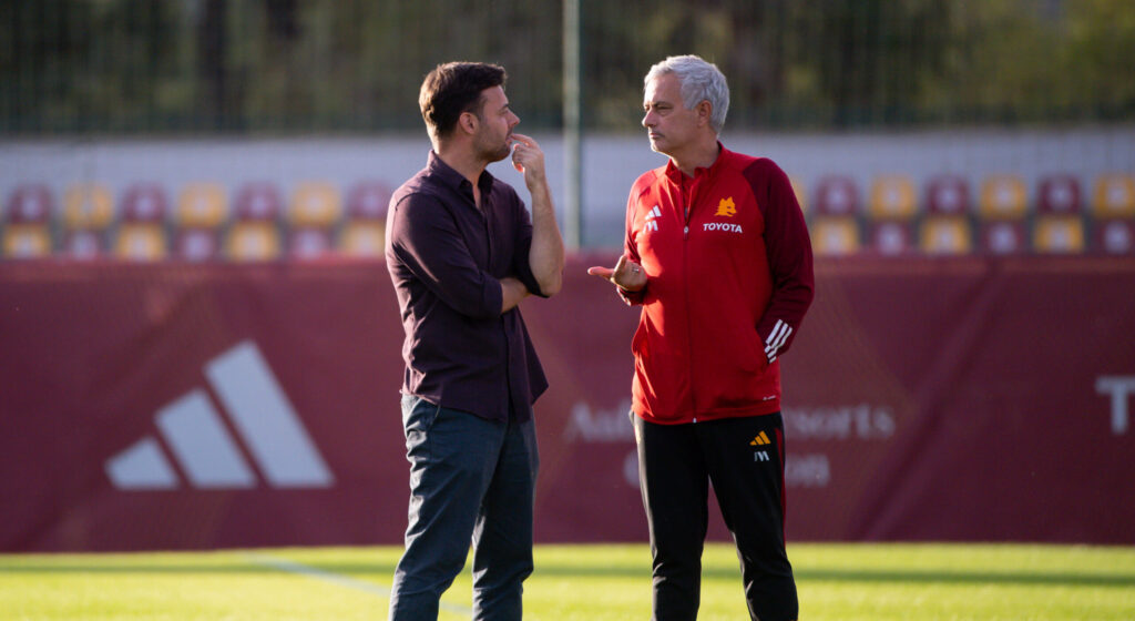 mourinho pinto AS Roma Training Session