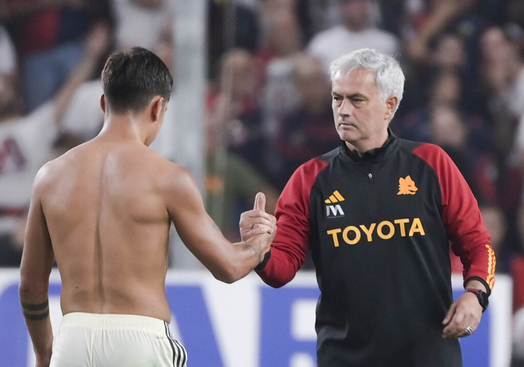 mourinho dybala Genoa CFC v AS Roma - Serie A TIM