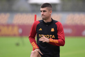 Mancini AS Roma Training Session